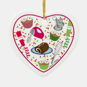 Holiday Baking Heart Ornament