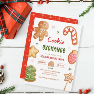 Holiday Baking Party Cookie Exchange Invitation