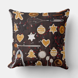 Holiday Baking Throw Pillow