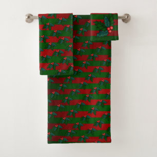 Holiday Bath Towel Sets Festive Holiday Towels