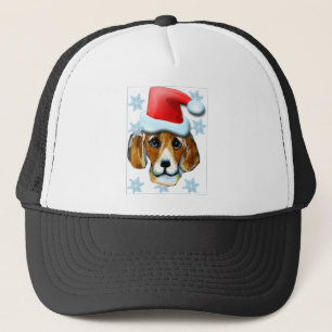 HOLIDAY BEAGLE TRUCKER HAT
