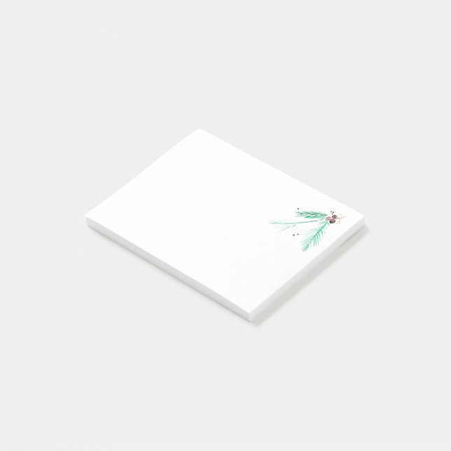Holiday Berry Post-it notes (Angled)