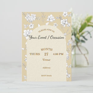Holiday Birthday Wedding Generic Customize Invitation