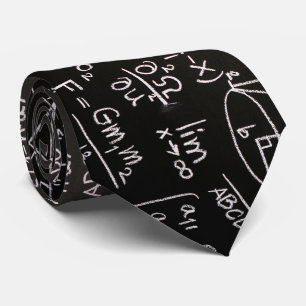 Holiday Blackboard Pattern Tie
