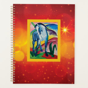 Holiday Blue Horse Planner