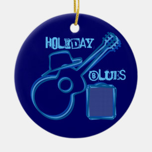 Holiday Blues Ornament