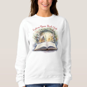 Holiday Book Lover, Custom Book Club Sweatshirt