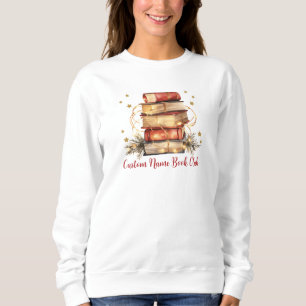Holiday Book Lover, Custom Book Club Sweatshirt