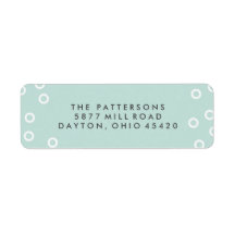 Holiday Border Address Label