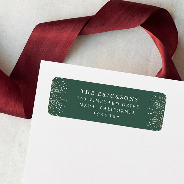 Holiday Botanicals | Return Address (Creator Uploaded)