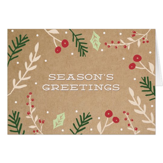 HOLIDAY BRANCHES | HOLIDAY GREETING CARD