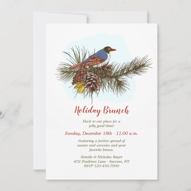 Holiday Brunch Invitation (Front)
