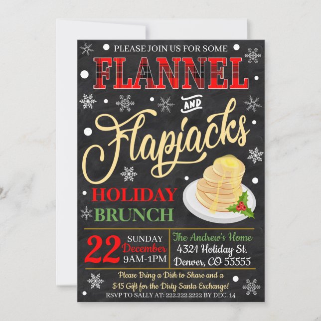 Holiday Brunch Invitation (Front)