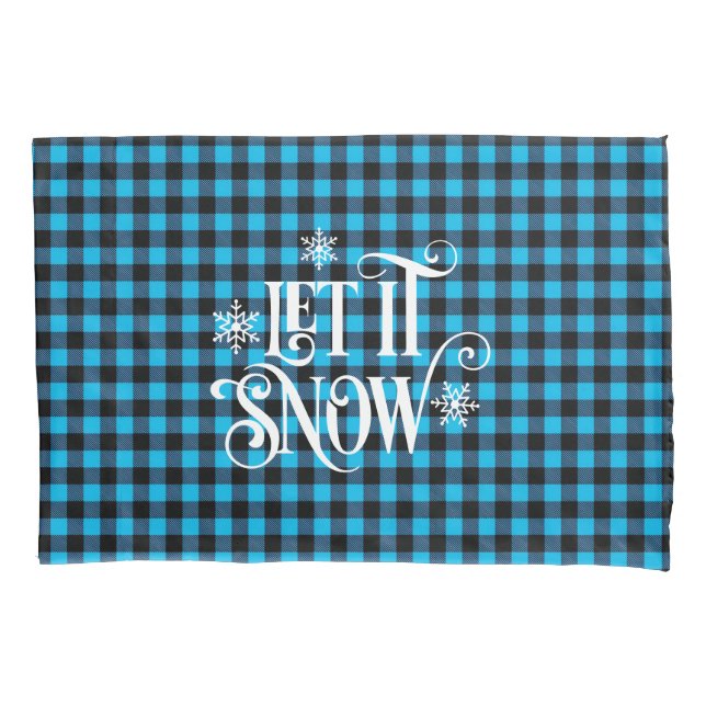Holiday Buffalo Plaid Pillowcase (Front)