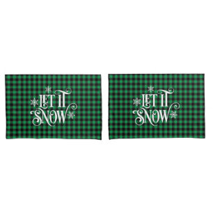 Holiday Buffalo Plaid Pillowcase Pair