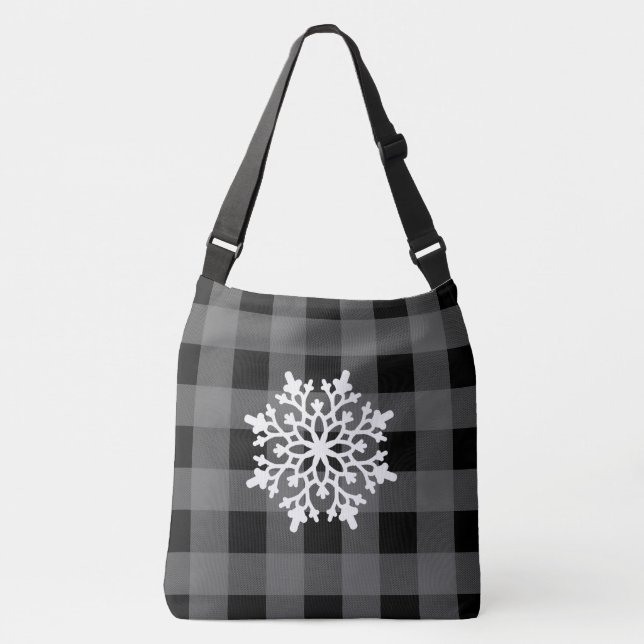 Holiday Buffalo Plaid Tote Bag (Front)