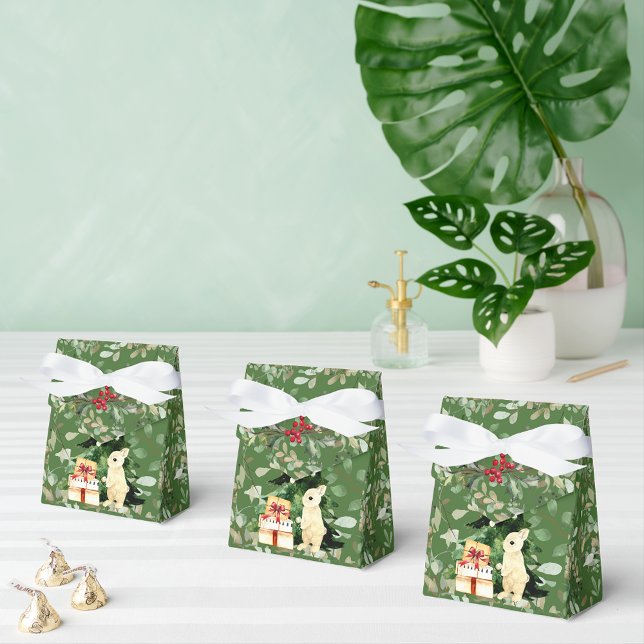 Holiday Bunny 2 Favor Box (Creator Uploaded)