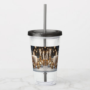 Holiday Candles Acrylic Tumbler
