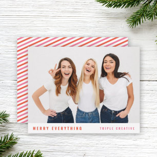 Holiday Card   Business Christmas Fun Photo