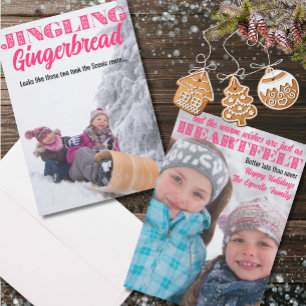 Holiday Card Jingling Gingerbread