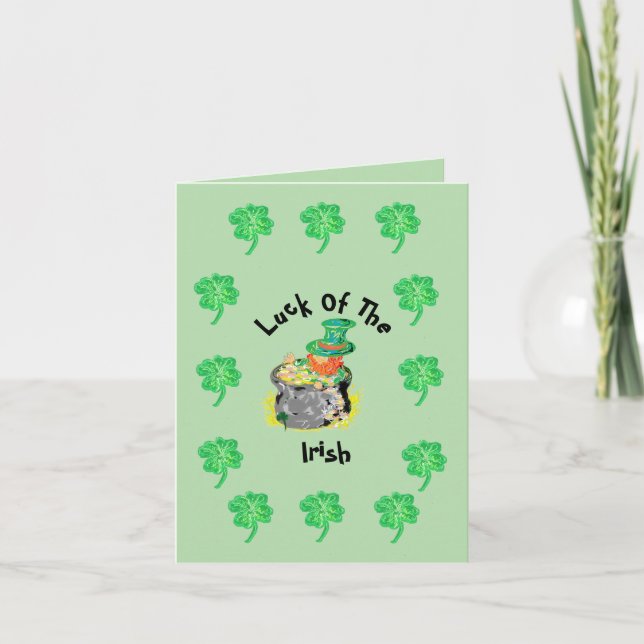 Holiday Card : Luck Of The Irish (Front)