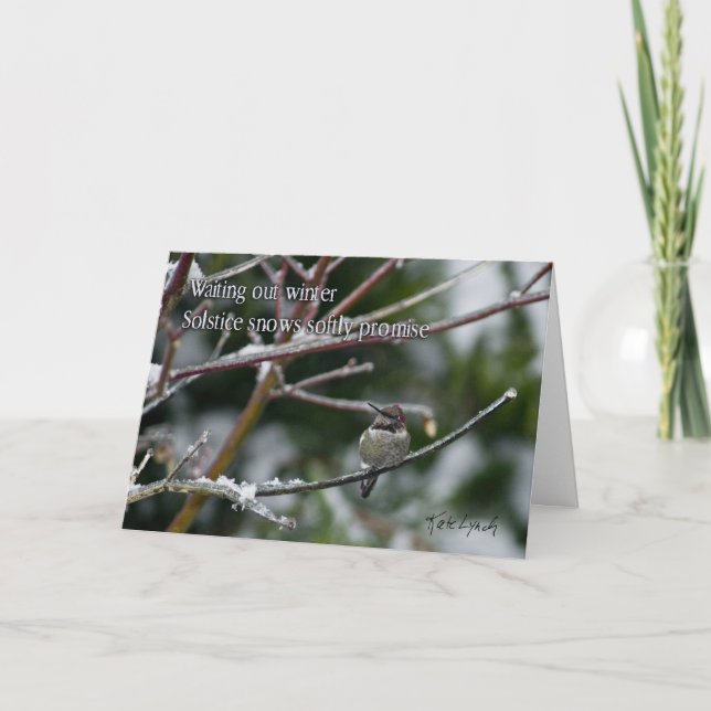 Holiday Card - Solstice Hummers (Front)