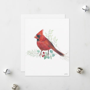 Holiday Cardinal Art