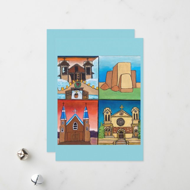 Holiday Cards: Sacred Sites of New Mexico  (Front/Back In Situ)