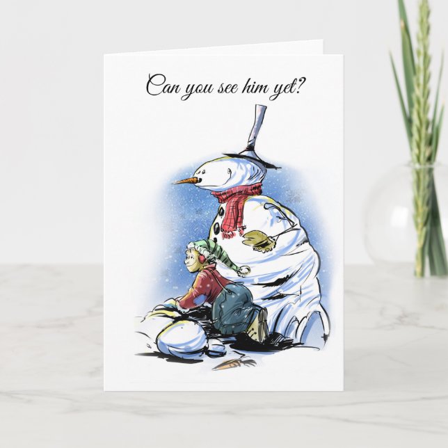 Holiday Cartoon card (Front)