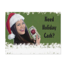 Holiday Cash Postcard