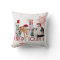 Holiday Cats Christmas | Red and Pink Snowflake