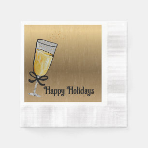 Holiday Celebration Gold Napkin