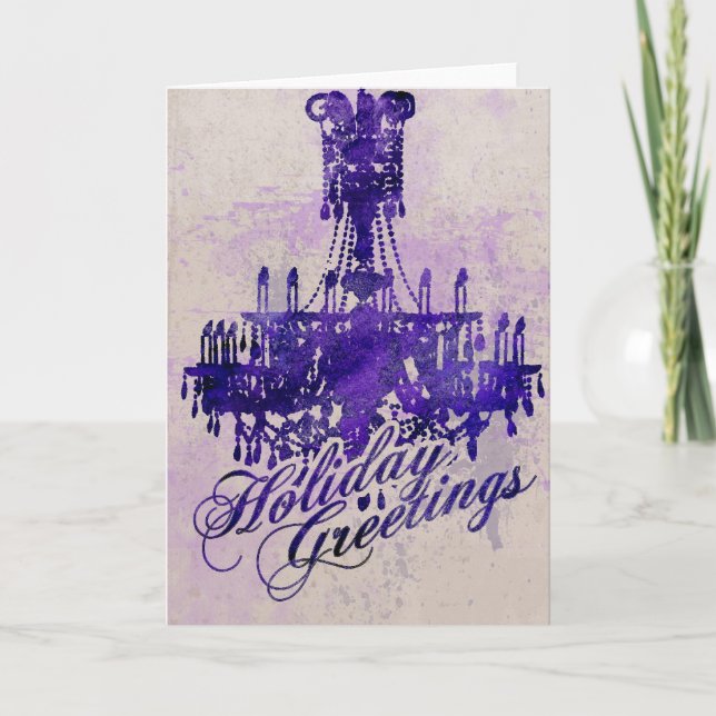Holiday Chandelier Card (Front)