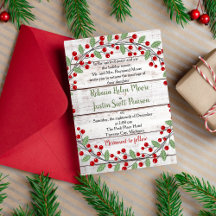 Holiday Charm II Winter/Christmas Wedding