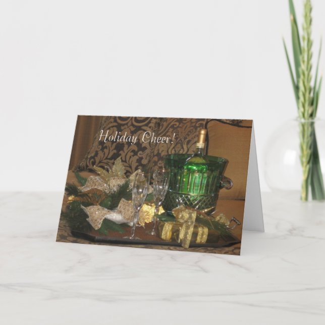"Holiday Cheer" - Carte de voeux (Devant)
