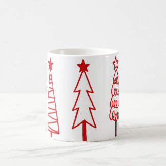 Holiday Cheer Christmas Tree Icons Coffee Mug