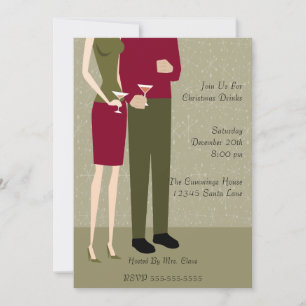 Holiday Cheer Cocktail Party Invitation