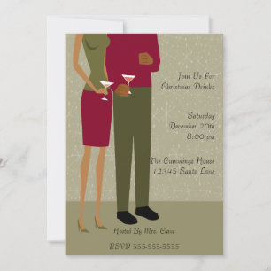 Holiday Cheer Cocktail Party Invitation (AA)