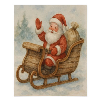 Holiday Cheer – Elegant Christmas Poster Art