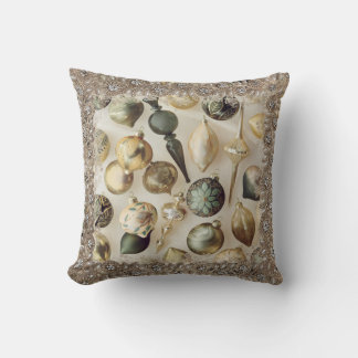 Holiday Cheer Green Throw Pillow