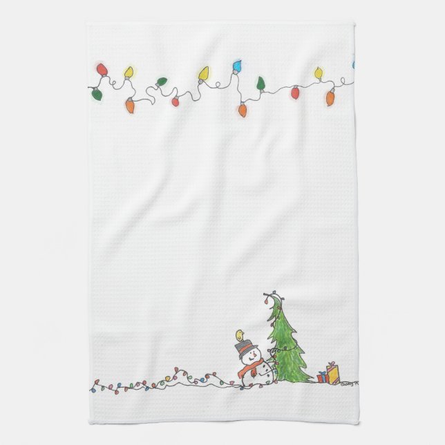 Holiday Cheer Kitchen Towel (Vertical)