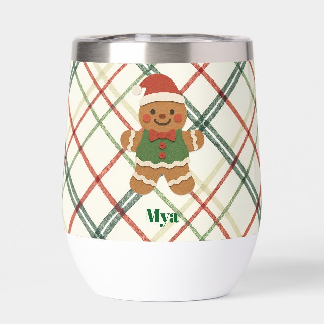 Holiday Cheer Personalized Gingerbread Christmas (Back)