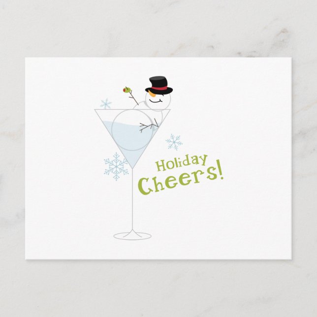 Holiday Cheers Postcard (Front)