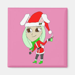 holiday chibi  bunnygirl    magnet