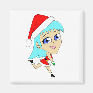 holiday chibi   magnet