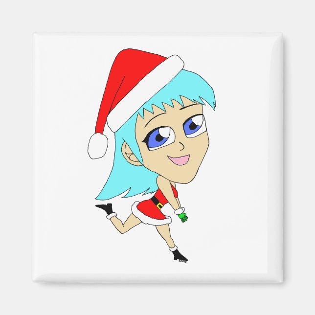 holiday chibi   magnet (Front)