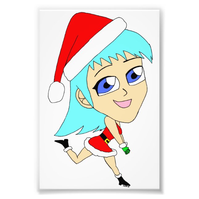 holiday chibi photo print (Front)