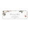 Holiday Chic Botanical White RSVP Address labels 