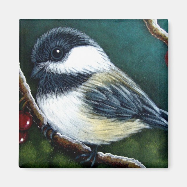 HOLIDAY CHICKADEE 1 Magnet (Front)