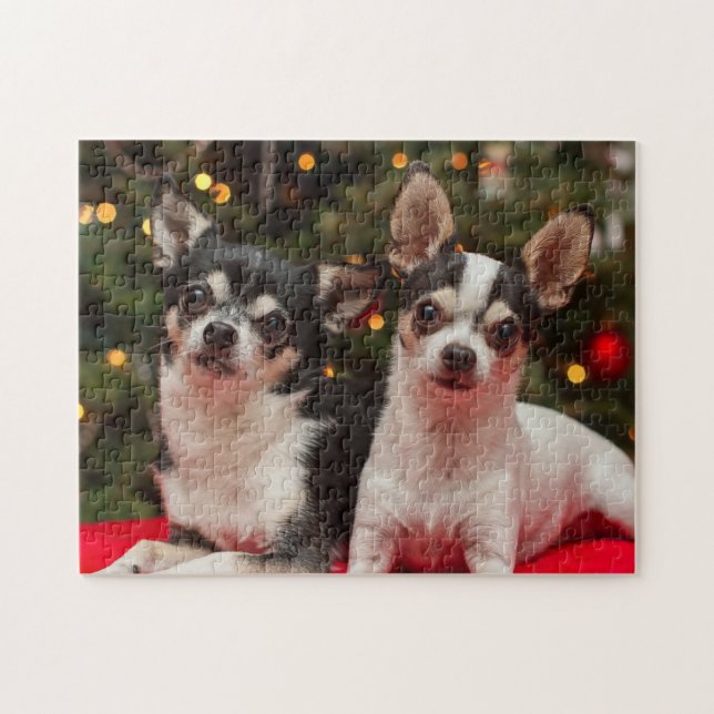 Holiday Chihuahua's Jigsaw Puzzle (Horizontal)